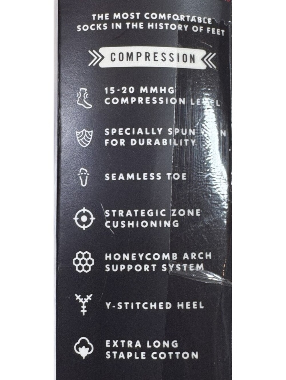 3 Pack Bombas Compression Calf Socks (15-20 mmHg) Sz LARGE M (9.5 -13) W (11-13) - Picture 4 of 5